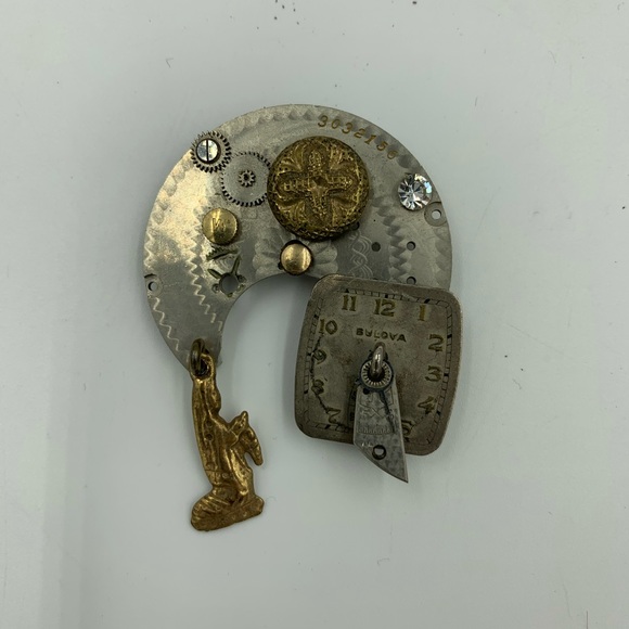 Jewelry - HOST PICK! Anthropologie Steampunk Brooch Pin Vintage